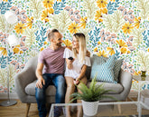Leaves Floral Wallpaper